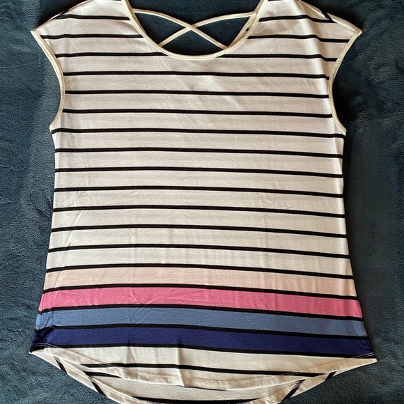 3 for $20 Ricki’s Striped Tee - Picture 1 of 10